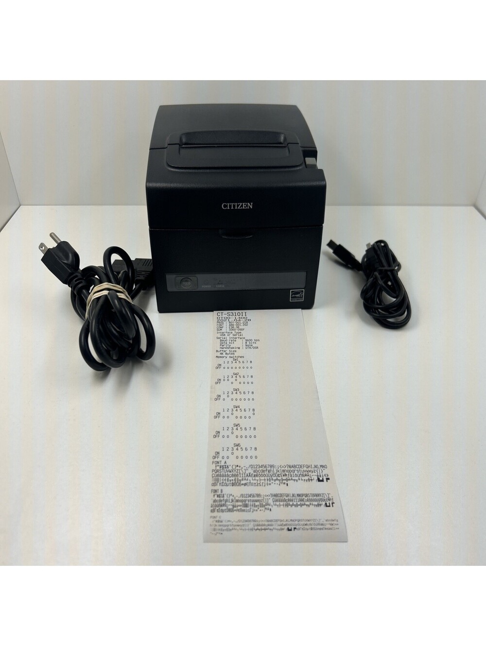 Citizen TZ30-M01 POS Thermal Receipt Printer w/ Power & USB Cable